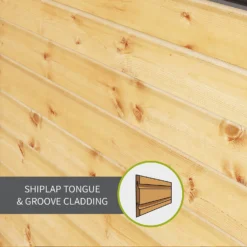 Mercia 8ft X 6ft Premium Windowless Shiplap Apex Shed -Westland Shop 13555779 7964949333958723