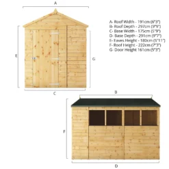 Mercia 10ft X 6ft Premium Shiplap Apex Shed - Including Installation 18 Mercia 10ft X 6ft Premium Shiplap Apex Shed - Including Installation -Westland Shop 13555784 1294949337809076