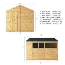 Mercia 10ft X 8ft Premium Shiplap Apex Shed 18 Mercia 10ft X 8ft Premium Shiplap Apex Shed -Westland Shop 13555787 1084949337392682