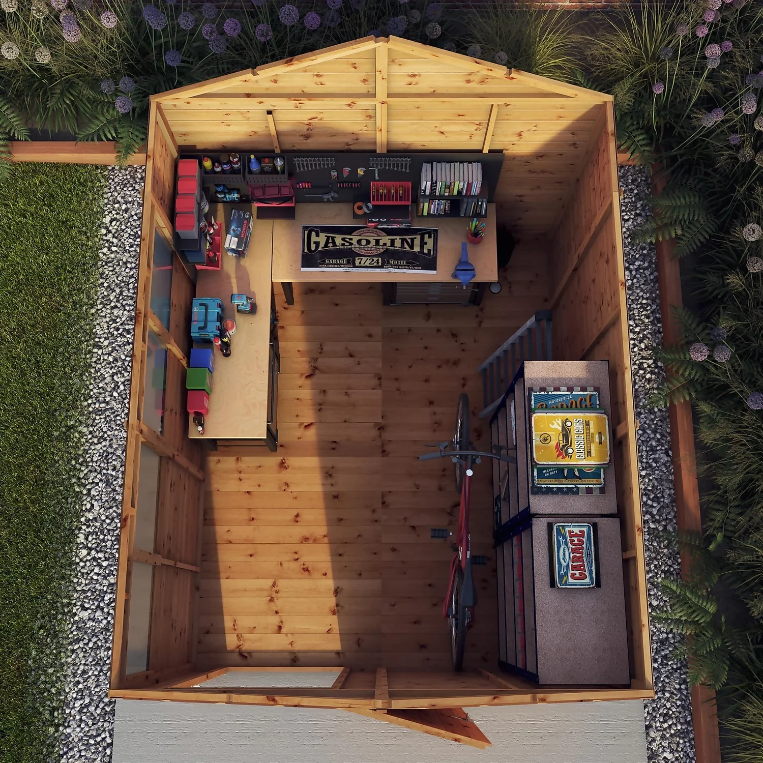 Mercia 10ft X 8ft Premium Shiplap Apex Shed 12 Mercia 10ft X 8ft Premium Shiplap Apex Shed - Image 10