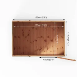 Mercia 6ft X 4ft Premium Shiplap Pent Shed 19 Mercia 6ft X 4ft Premium Shiplap Pent Shed -Westland Shop 13555794 1084949337863583