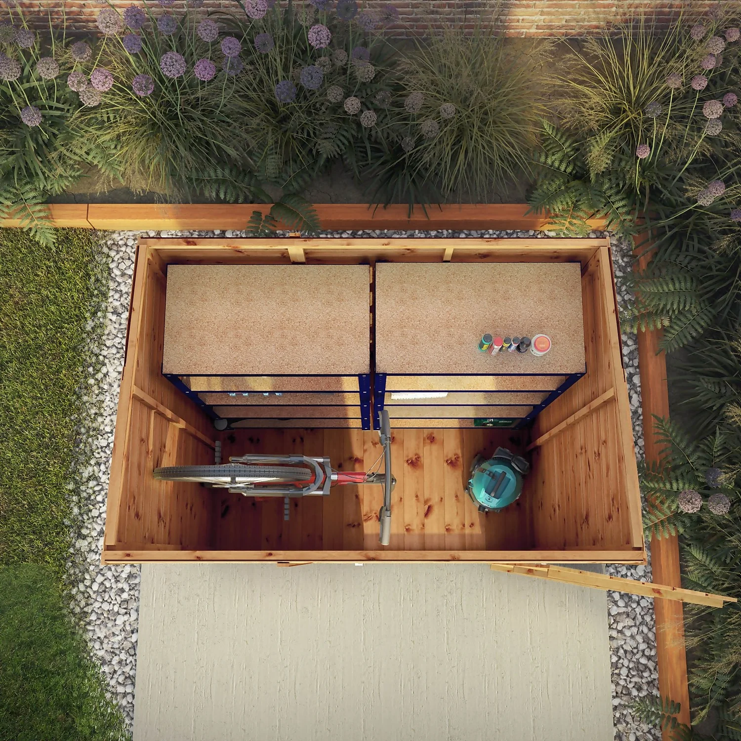 Mercia 6ft X 4ft Premium Shiplap Pent Shed 12 Mercia 6ft X 4ft Premium Shiplap Pent Shed - Image 10