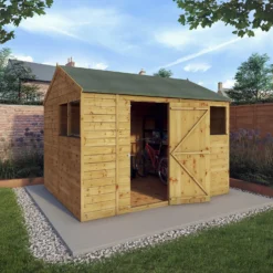 Mercia 10ft X 8ft Premium Shiplap Reverse Apex Shed -Westland Shop 13555798 2114949338782204