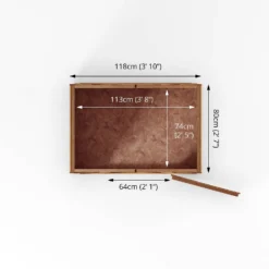 Mercia 3ft X 4ft Overlap Windowless Apex - Including Installation -Westland Shop 13555803 7965012836370790