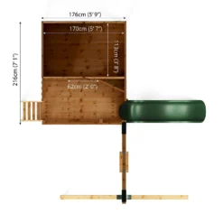 Mercia 5ft X 6ft Honeysuckle Wooden Playhouse -Westland Shop 13555811 1654951880093088