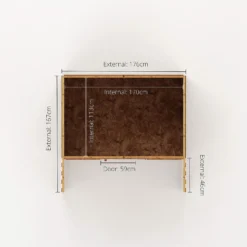 Mercia 5ft X 6ft Honeysuckle Wooden Playhouse -Westland Shop 13555812 2034949335962870