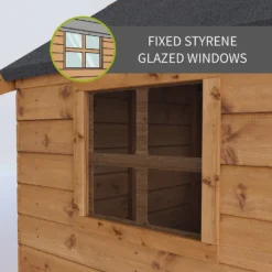 Mercia 5ft X 6ft Pent Playhouse With Tower & Slide - Installation Included -Westland Shop 13555814 3724951147951347