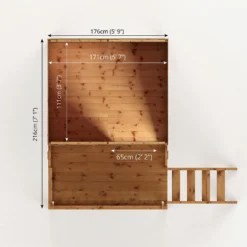 Mercia 5ft X 6ft Pent Wooden Playhouse With Tower - Installation Included -Westland Shop 13555820 2004951147616580