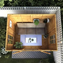 Mercia 8ft X 6ft Premium Clover Summerhouse - Including Installation -Westland Shop 13555827 1404941758444844