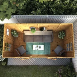 Mercia 12ft X 6ft Premium Clover Summerhouse - Including Installation -Westland Shop 13555828 1544941760513950