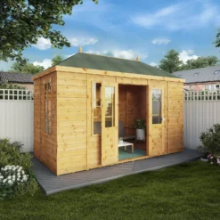 Mercia 12ft X 6ft Premium Clover Summerhouse - Including Installation -Westland Shop 13555828 9594941760487382