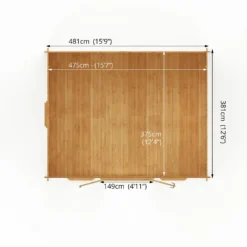 Mercia 5m X 4m Home Office Log Cabin 28mm -Westland Shop 13555842 1635025545223339