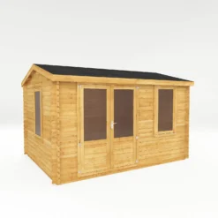 Mercia 4m X 3m Home Office Log Cabin 44mm