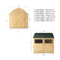 Mercia 8ft X 8ft Premium Shiplap Barn Shed -Westland Shop 13555853 1775029433586048