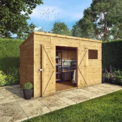 Mercia 12ft X 6ft Premium Shiplap Pent Shed - Including Installation -Westland Shop 13555857 1604949334963282