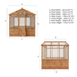 Mercia Wooden Greenhouse - 6x6ft -Westland Shop 13626875 2515028840056877