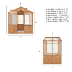 Mercia Wooden Greenhouse - 4x6ft 20 Mercia Wooden Greenhouse - 4x6ft -Westland Shop 13628419 3025028840036735