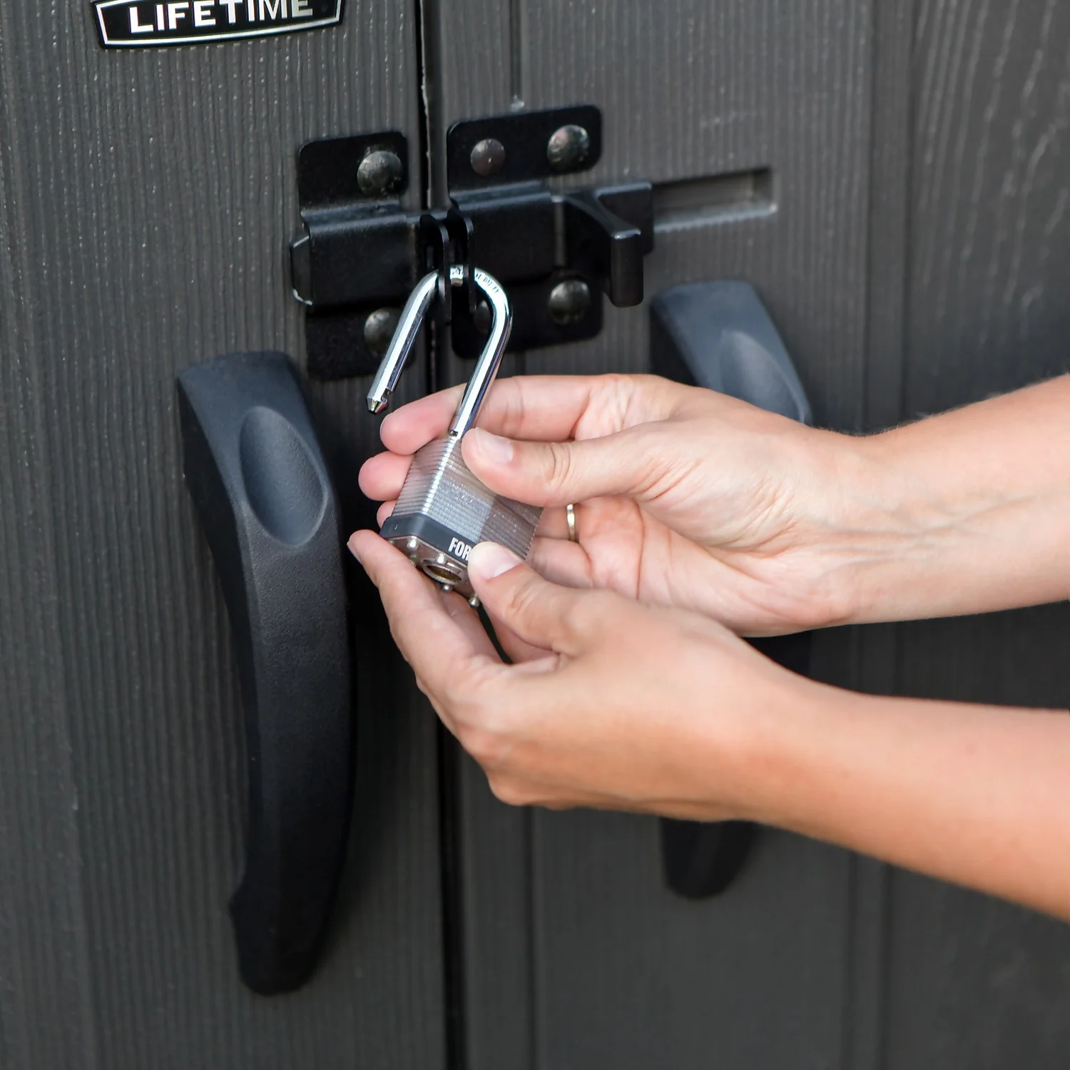 Lifetime Plastic Outdoor Storage Shed - 8x10ft 10 Lifetime Plastic Outdoor Storage Shed - 8x10ft - Image 8