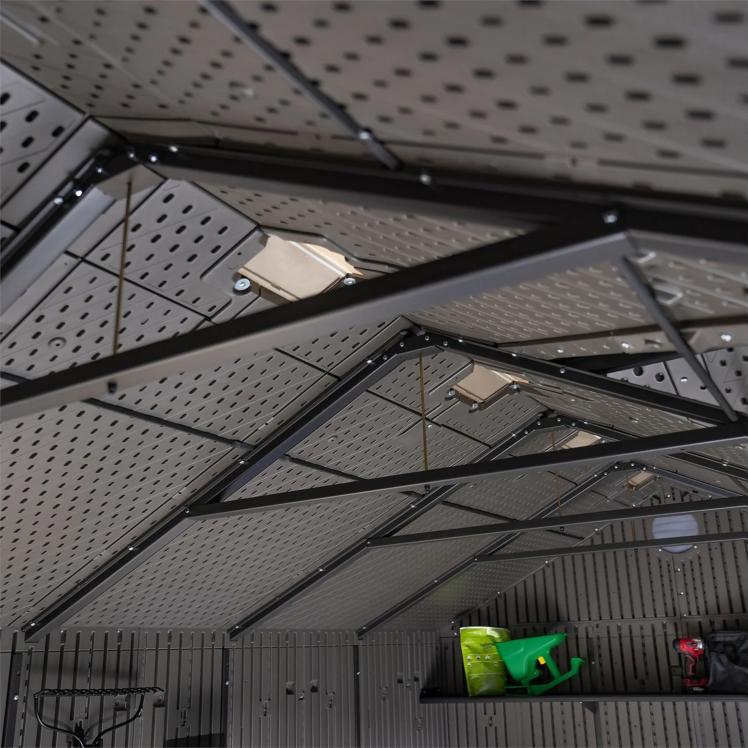 Lifetime 15 X 8ft Rough Cut Dual Entry Outdoor Storage Shed - Installation Included 9 Lifetime 15 X 8ft Rough Cut Dual Entry Outdoor Storage Shed - Installation Included - Image 7