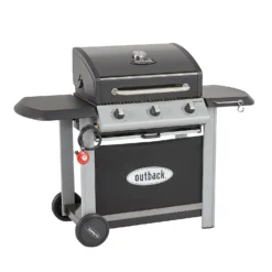 Outback Spectrum Pro 3 Burner Gas BBQ - Black