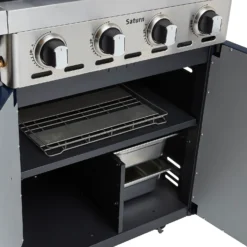 Outback Saturn Pro 4 Burner Gas BBQ - Blue -Westland Shop 13950666 1915022386917482