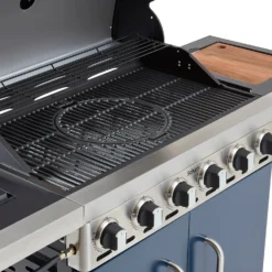 Outback Saturn Pro Blue 6 Burner Gas BBQ -Westland Shop 13950669 2035022413828613