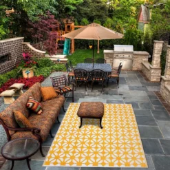 Homebase Outdoor Rug - Mustard 160x230cm -Westland Shop 13953338 1144989199346799