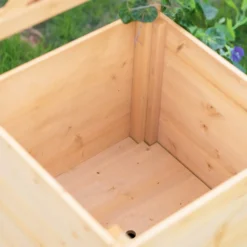 Homebase Wooden Garden Arched Trellis With Planters -Westland Shop 13967032 1055014369323618