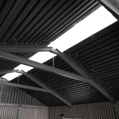 Lifetime 7x7ft Outdoor Storage Shed - Rough-Cut Grey -Westland Shop 13997403 1605000055011244