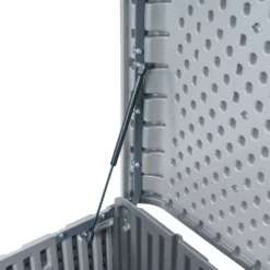 LIFETIME 515L Modern Outdoor Storage Deck Box - Rough-Cut Grey -Westland Shop 13997405 1725000055509940