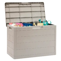 Toomax Garden Storage Box 160L - Warm Grey -Westland Shop 13997480 1115004537171423
