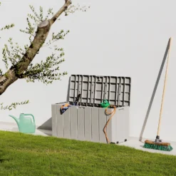 Toomax Bravo Garden Storage Box 270L - Warm Grey 21 Toomax Bravo Garden Storage Box 270L - Warm Grey -Westland Shop 13997481 1945004537356445