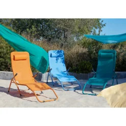 Siesta Sun Lounger - Green -Westland Shop 14005767 2135022687578994