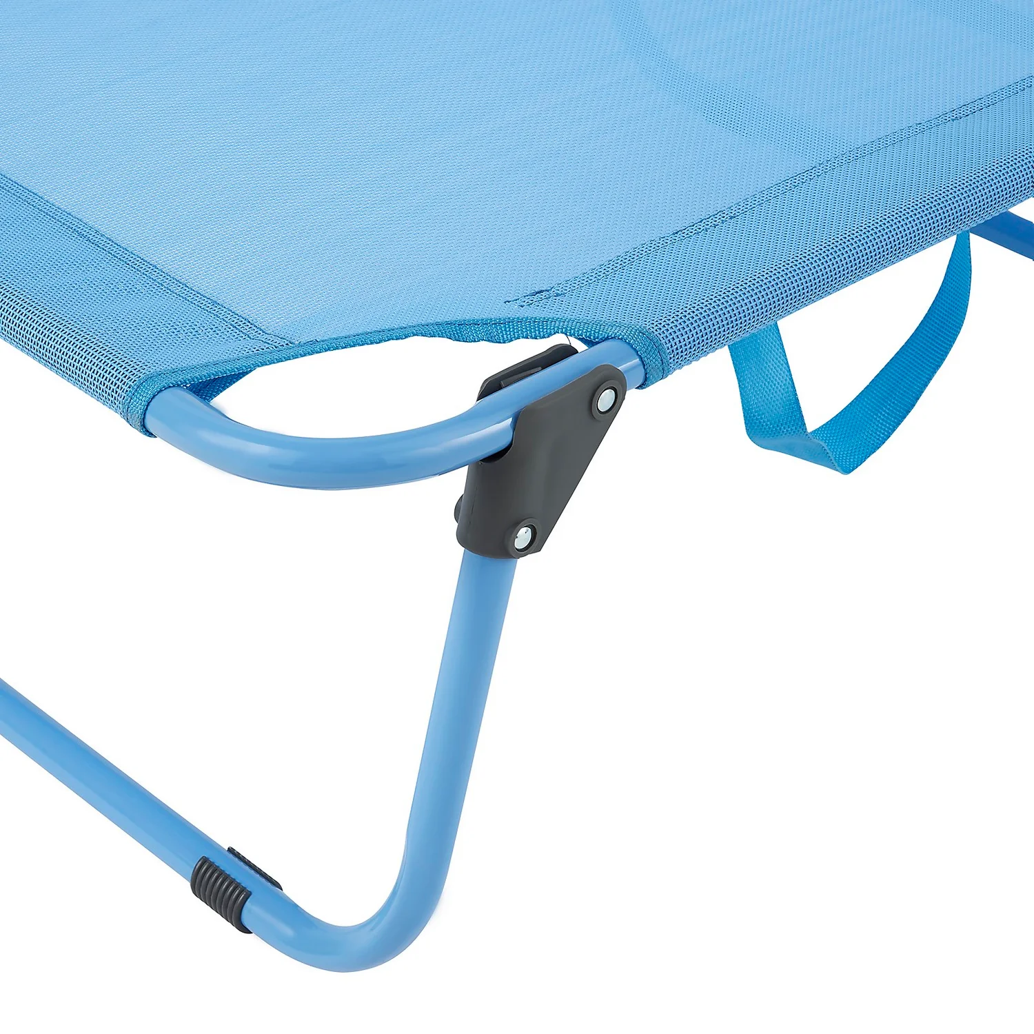 Bahari Folding Sunbed - Blue 6 Bahari Folding Sunbed - Blue - Image 4
