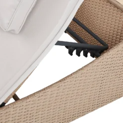 Natural Folding Rattan Sun Lounger 18 Natural Folding Rattan Sun Lounger -Westland Shop 14005776 2015022649763655