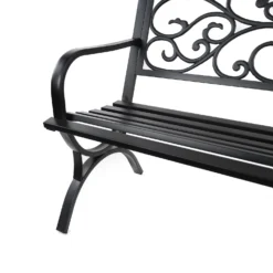 Ornate Metal Garden Bench -Westland Shop 14005780 3405018249598597