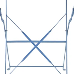 Millie Metal Bistro Set - Blue -Westland Shop 14005783 8755018249714757