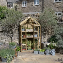 Forest Garden Georgian Wall Greenhouse With Auto Vent -Westland Shop 14013374 1755004556425684