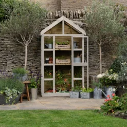Forest Garden Georgian Wall Greenhouse With Auto Vent -Westland Shop 14013374 1935004556476639