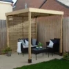Forest Garden Modular Pergola With 1 Side Panel Pack -Westland Shop 14013376 1285004288878097