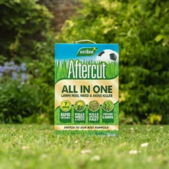 Aftercut All In One Lawn Feed, Weed & Moss Killer 160m2 Box -Westland Shop 14013976 1185003754804597