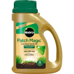 Miracle-Gro Patch Magic Grass Seed, Feed & Coir 1015g