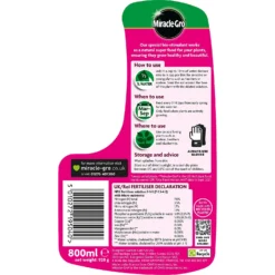 Miracle-Gro Azalea, Camellia & Rhododendron Concentrated Liquid Plant Food 800ml -Westland Shop 14014511 9155034803081007